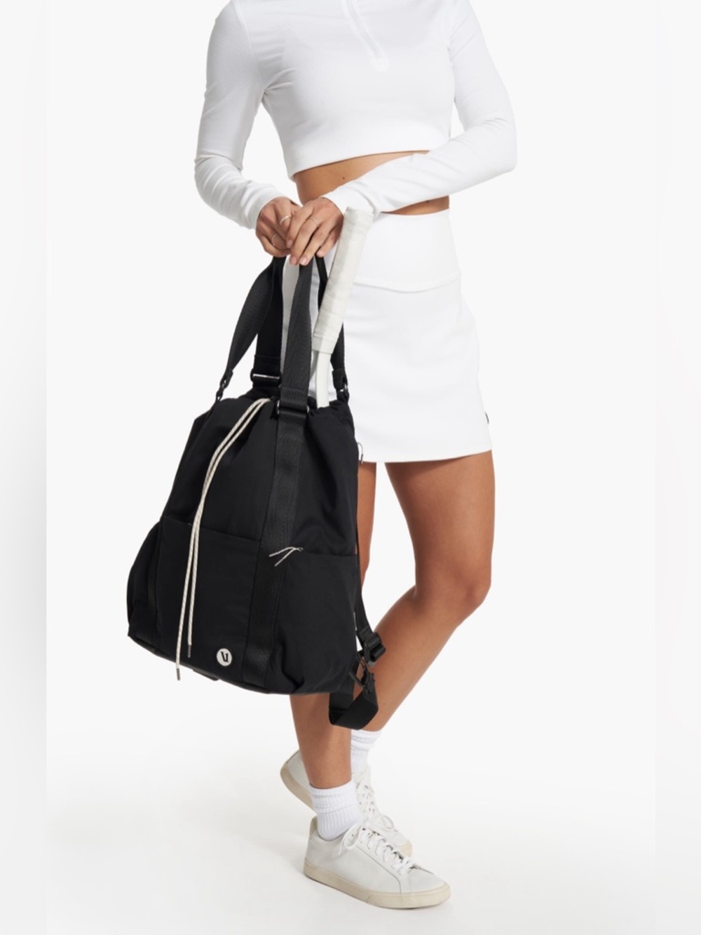 NWT Vuori V1 Convertible Black Sports Tote Backpack Bag UNISEX - Picture 8 of 9